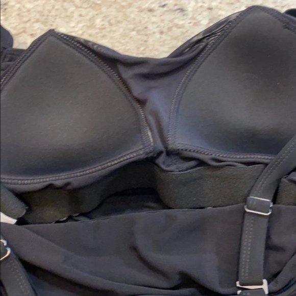 Trendsetter Black Tankini swimwear top size X - Picture 7 of 12